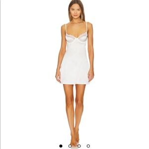 Kat The Label Sienna Slip in Ivory Size Large
